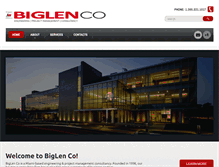 Tablet Screenshot of biglen.com